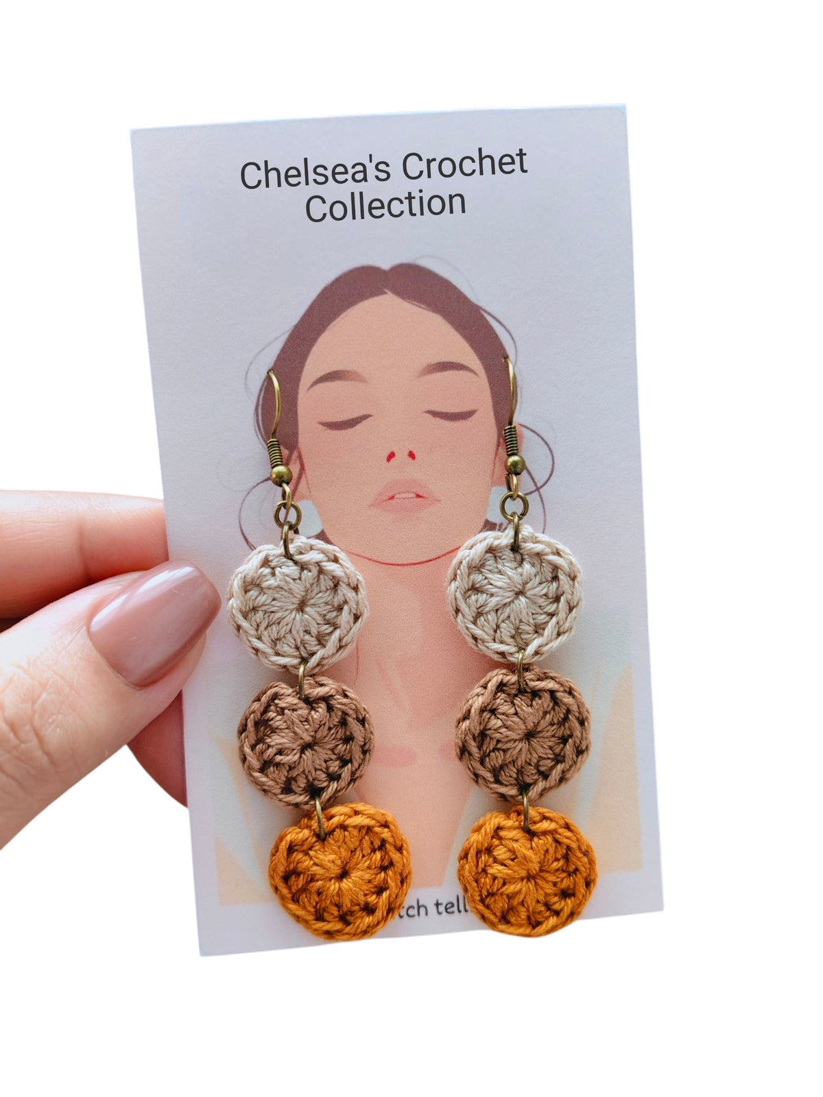 Terra Trio Crochet Earrings