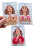 Crochet Earring Bundle – Set of 3 Handmade Pairs | Boho, Floral & Swirl Designs