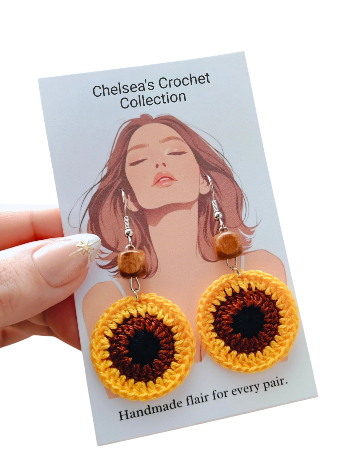 Marigold Crochet Earrings